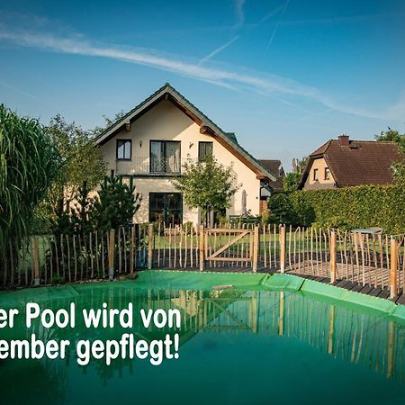 Ferienhaus Mountfrosch Mit Sauna Und Naturpool Montjoie Extérieur photo
